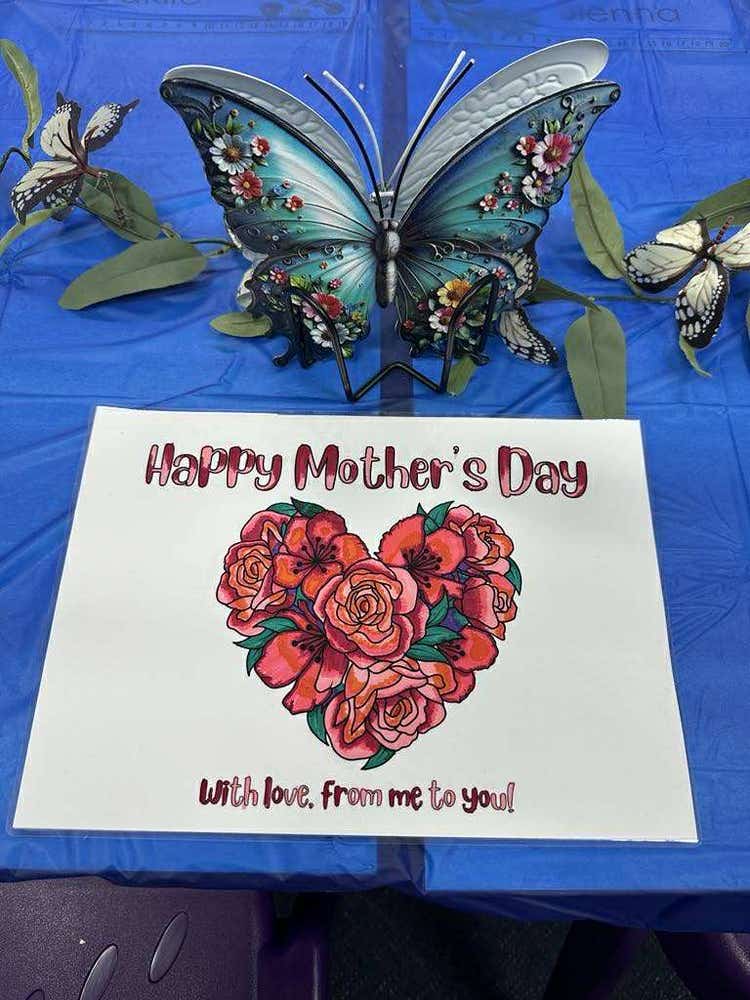 Happy Mother's Day handmade place mat